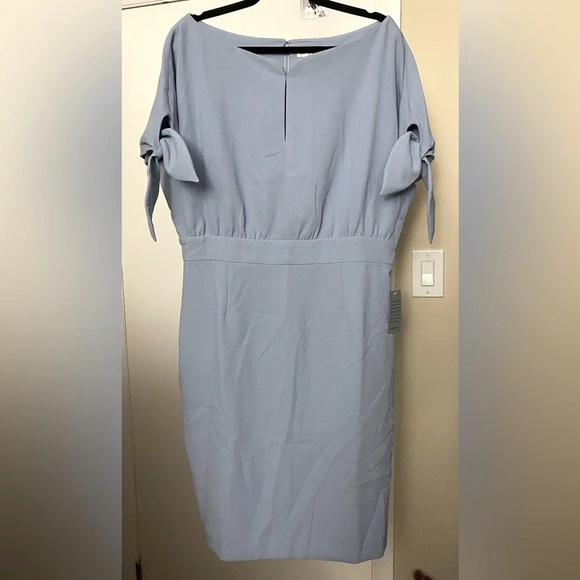 Harper Rose Dresses & Skirts - Light Blue Tie-Sleeve Sheath Dress